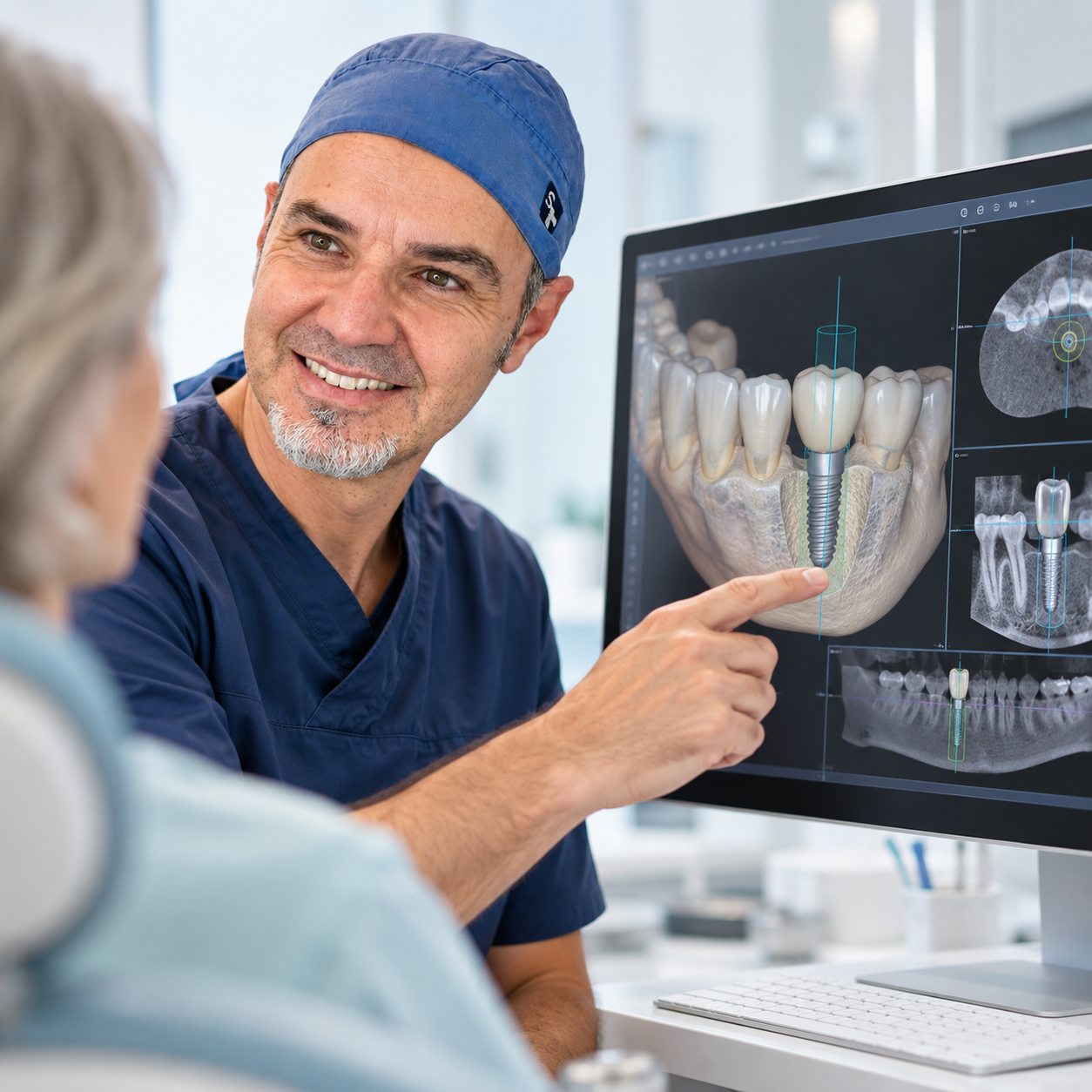 Implantologia dentale a Roma: consulto con il Prof. Francesco Rossani